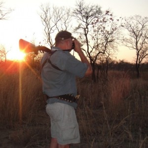 Hunting until sunset and walking back after dark