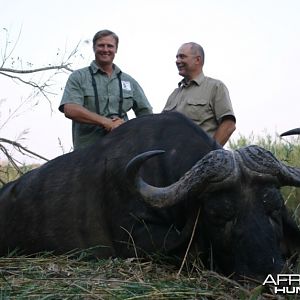 I do not know who was happier about finding the dead buffalo