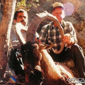 Dr. James E. Conklin (1926-2001) with Ibex, Big Game Hunter