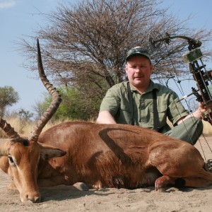 Bowhunting Impala in Namibia