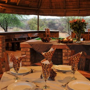 Dinner under the African Sky!