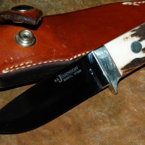 S. R. Johnson Drop Point Hunter Knife