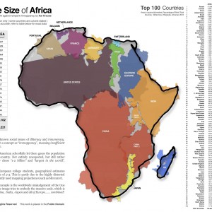 The true true size of Africa