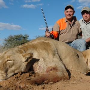 Lion Female hunted with Hartzview Hunting Safaris