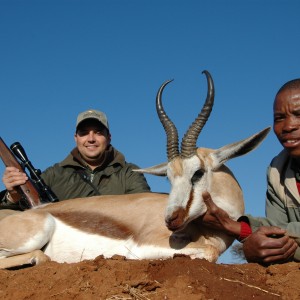 Common Springbuck hunted with Hartzview Hunting Safaris