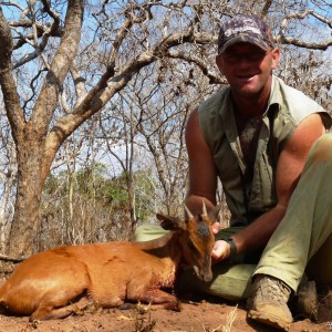 Harvey Duiker hunted in the Selous, Tanzania