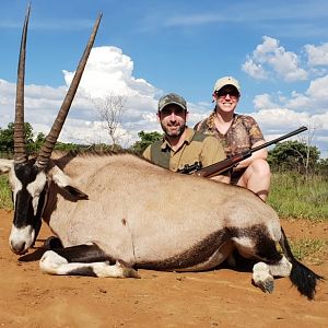 Hunting Gemsbok in South Africa