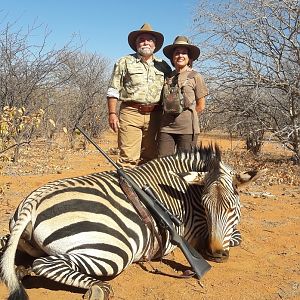 Namibia Hunting Hartmann’s Mountain Zebra