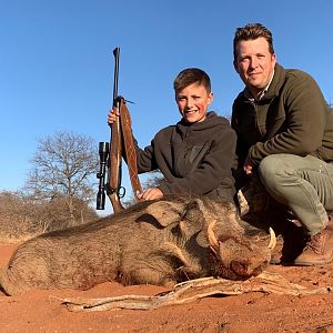 South Africa Hunting Warthog