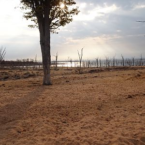 Hunting on the shores of Lake Kariba Zimbabwe