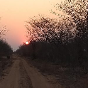 Sunset in Zimbabwe