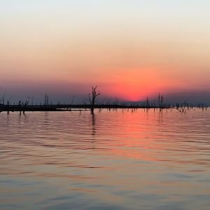 Susnet on Lake Kariba Zimbabwe