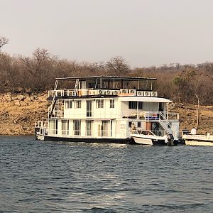 Houseboat on Lake Kariba Zimbabwe