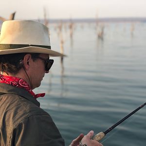 Fishing Tigerfish on Lake Kariba Zimbabwe