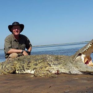 Hunt Crocodile in Mozambique