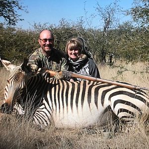 Namibia Hunt Hartmann's Mountain Zebra