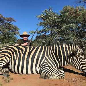 Hunting Burchell's Plain Zebra in South Africa