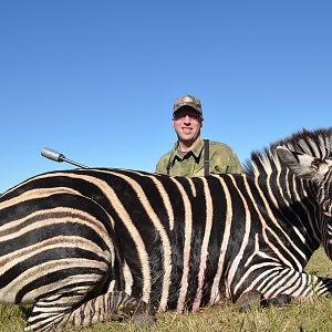 Hunting Burchell's Plain Zebra in South Africa