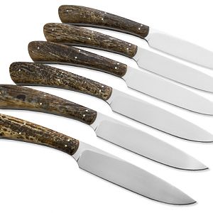 Arno Bernard Kudu Horn Handled Steak Knives from African Sporting Creations