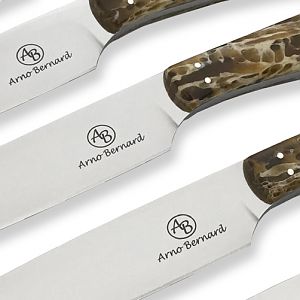 Arno Bernard Kudu Horn Handled Steak Knives from African Sporting Creations