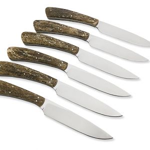 Arno Bernard Kudu Horn Handled Steak Knives from African Sporting Creations