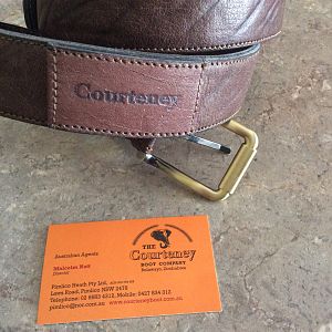 Courteney Buffalo leather Belt