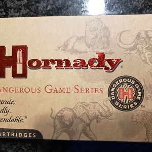 Hornady Dangerous Game Series