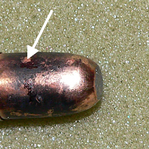 Land mark on bullet