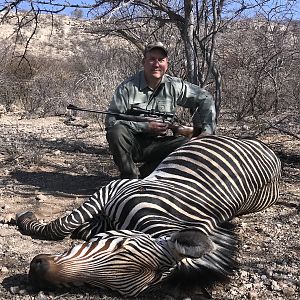 Hunting Hartmann's Mountain Zebra in Namibia