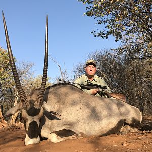 Hunting Gemsbok in Namibia