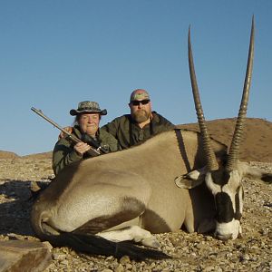 Hunting Gemsbok in Namibia