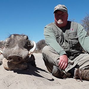 Hunting Warthog in Botswana