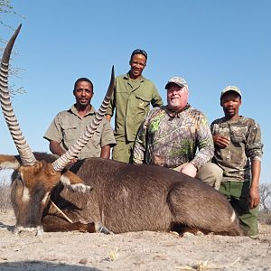 Botswana Hunt Waterbuck