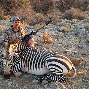 Namibia Hunting Hartmann's Mountain Zebra