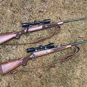 1982 M70 XTR Featherweight 7x57 Rifle & 2013 Hawkeye African 300wm Rifle