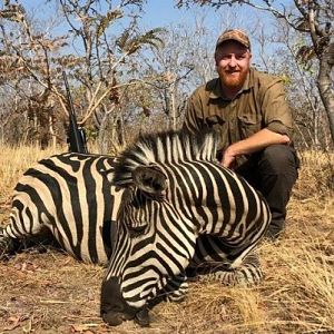 Hunting Burchell's Plain Zebra in Zimbabwe