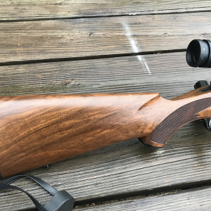 Ruger 77 Magnum Rifle in .375 H&H With Xeiss 2-7 Scope