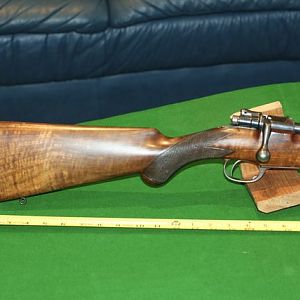 1907 Rigby in 303 British Rifle with an original slant box commercial Oberndorf Mauser action