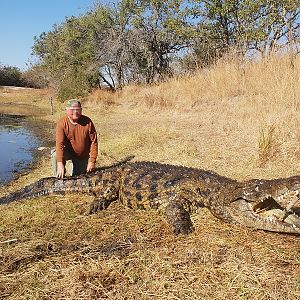 South Africa Hunting Crocodile