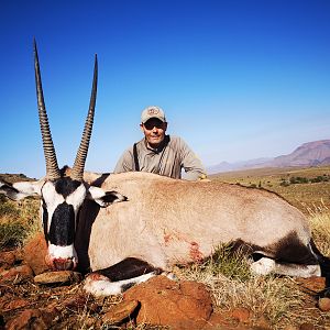 Hunting Gemsbok in South Africa