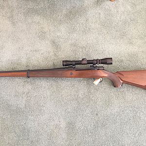 Sako L61R Finnbear 30-06 Rifle in a Mannlicher stock W/cheekpiece and Sako rings