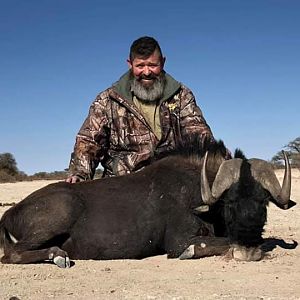 Hunting Black Wildebeest in Namibia