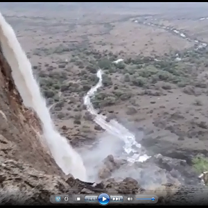 Rain Bleskrans Naukluft, Namibia 3