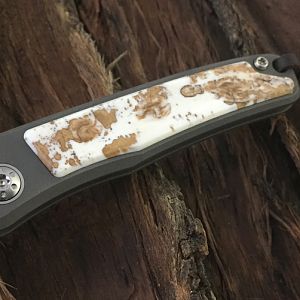 Warthog Tusk (Dyed) Rinkhals Slip Joint Folder from African Sporting Creations