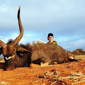 'Son' on a father and son hunt, South Africa