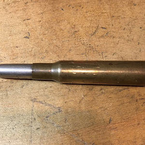 7mm DWM cartridge with the 173 gr FMJ RN