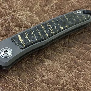 Snakeskin Carbon Fiber Rinkhals Slip Joint Folder from African Sporting Creations