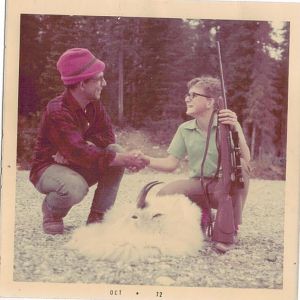 Mountain Goat Hunting northwest of Choteau, Montana