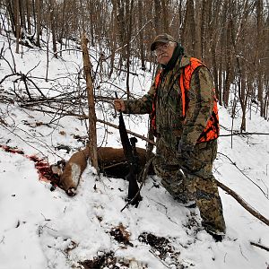 Hunting White-tailed Deer in USA