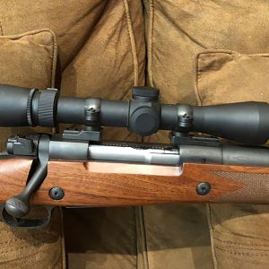 Winchester 70 Safari Express Rifle in 375 H&H with Leupold 2.5-8 VX3 Scope